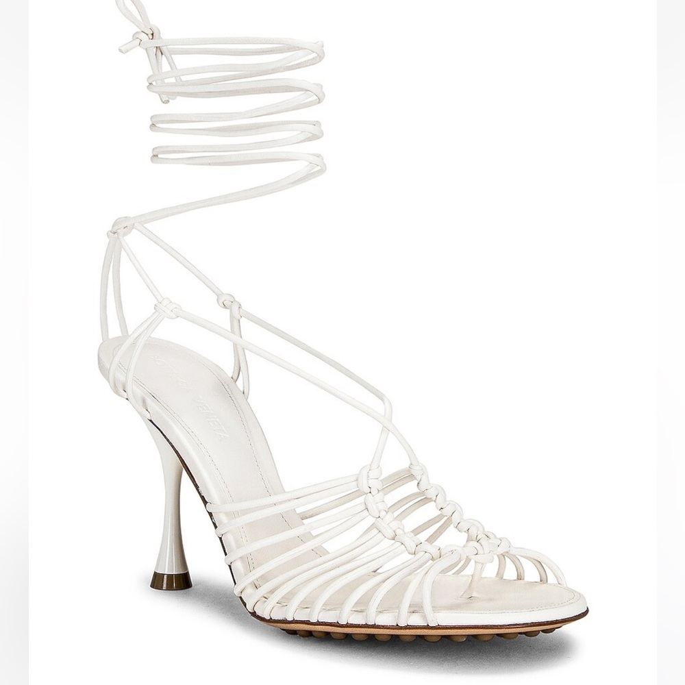 Bottega Veneta Dot Lace Up Sandals